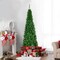 Costway 6.5ft Pre-Lit Hinged Pencil Christmas Tree 250 White Lights